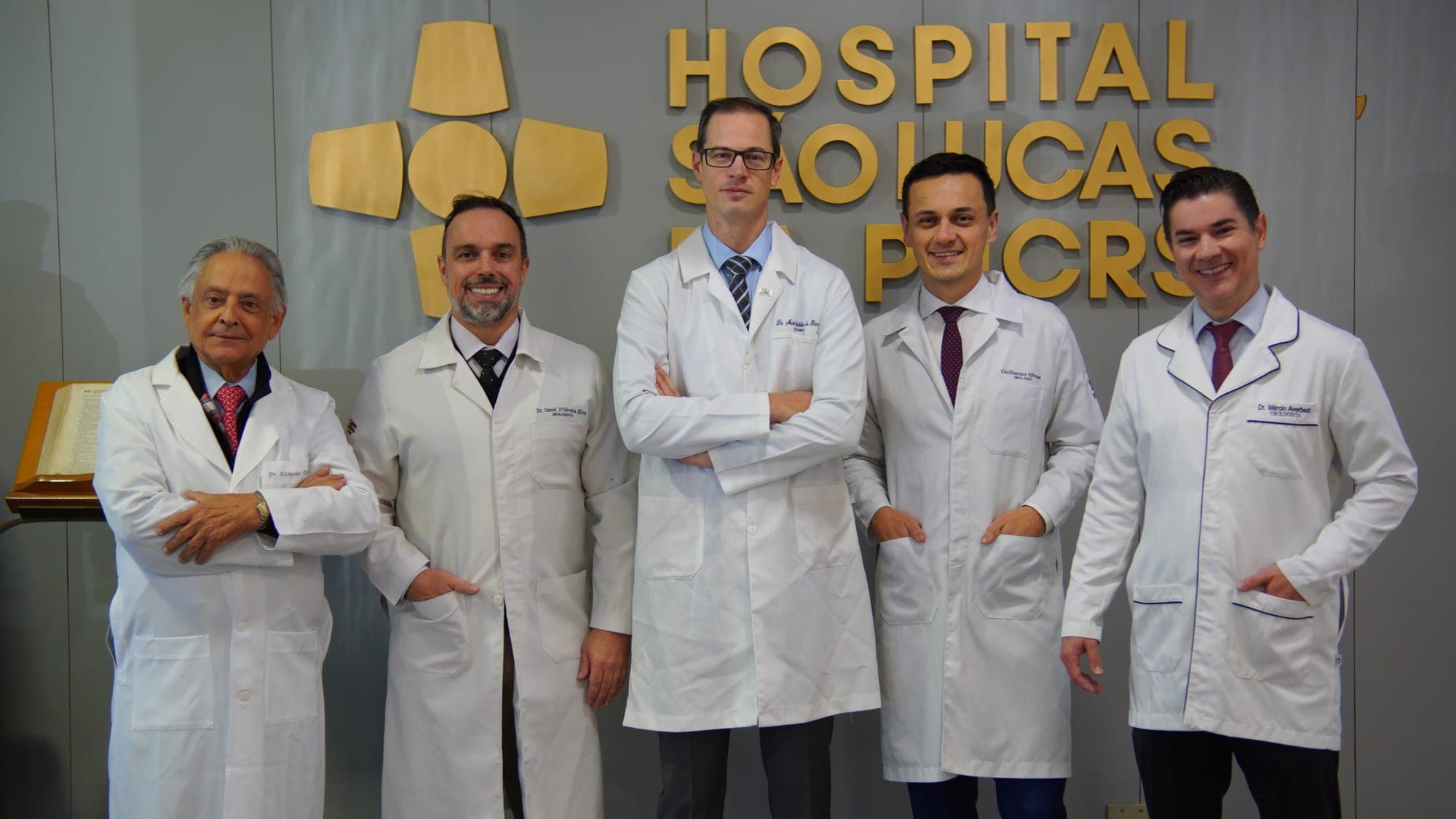 Urologistas do Serviço de Urologia do Hospital São Lucas da PUCRS