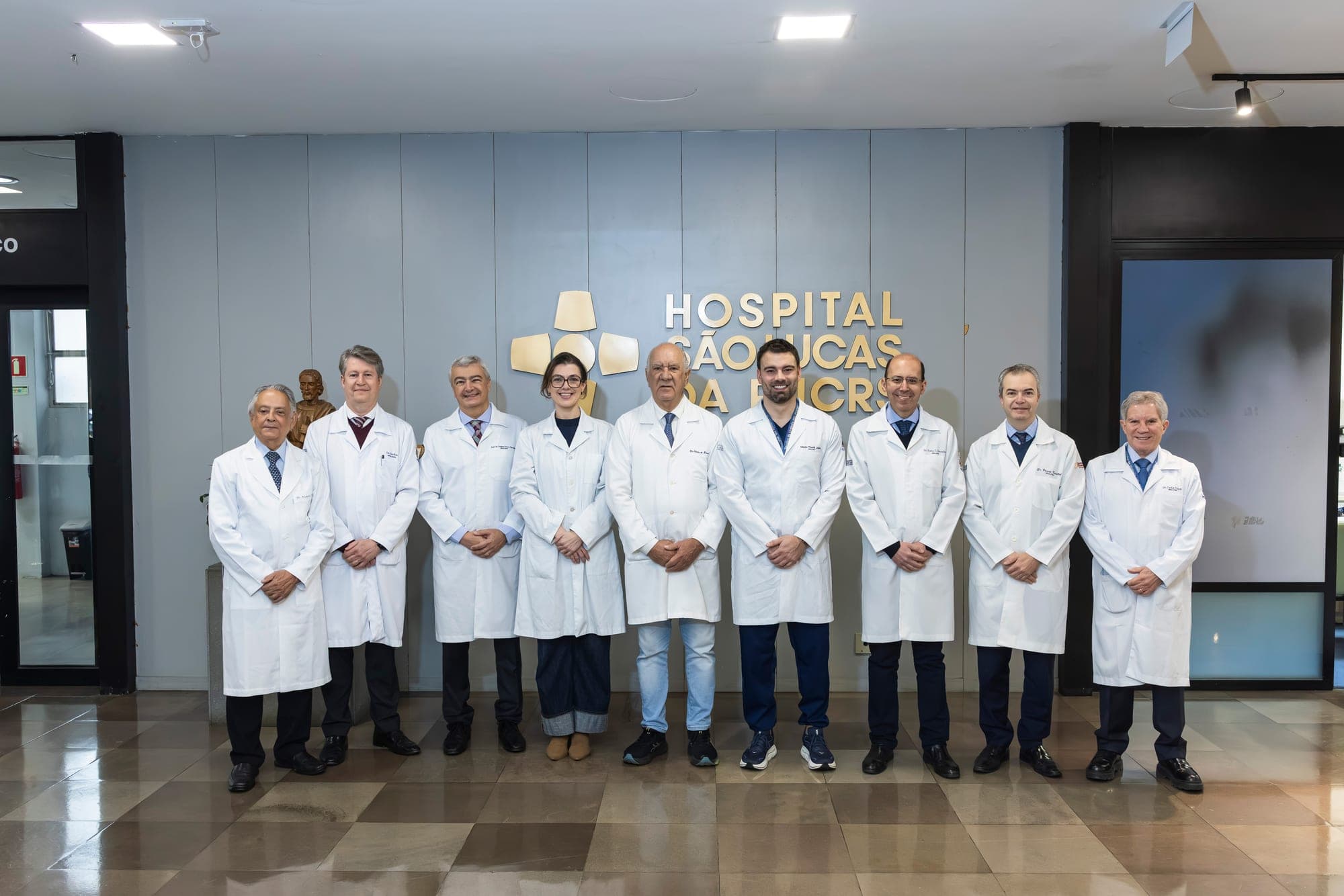 Corpo clínico do Serviço de Urologia do Hospital São Lucas da PUCRS